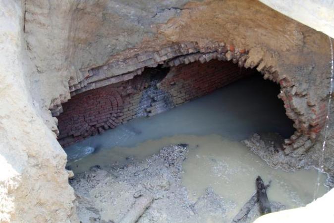 Poor Quality of Sewage Line Work Exposed by Heavy Rains in Nagpur